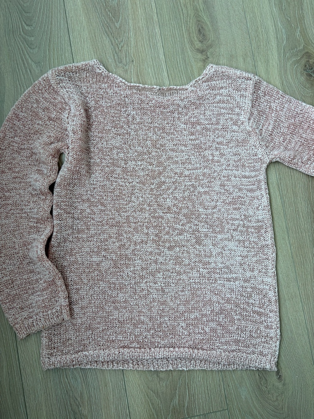 Pink silk sweater like new One Size
